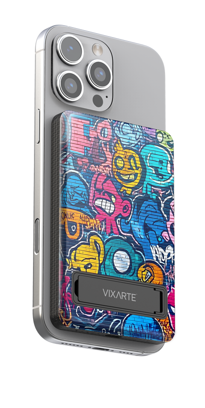 Wireless Charge Powerbank - Camo - Graffiti Wall 1