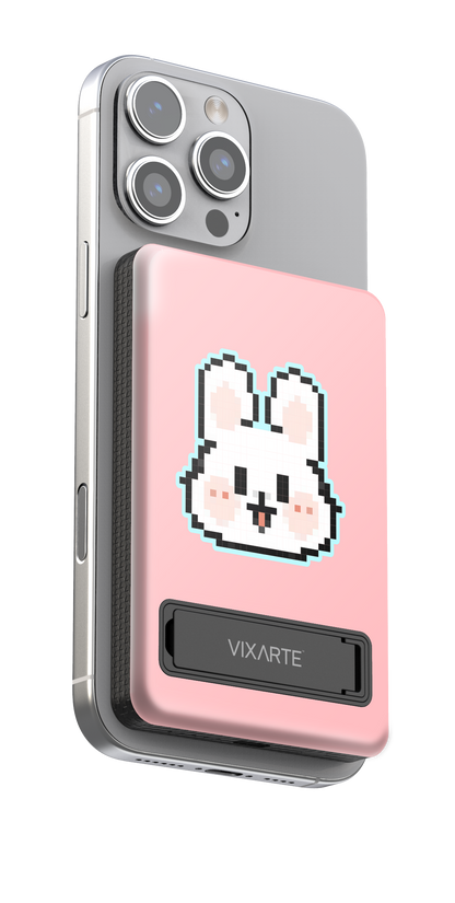 Wireless Charge Powerbank - Bunny Mosaic 1