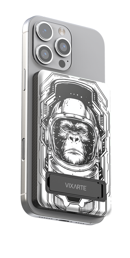 Wireless Charge Powerbank - lllustration of Astronaut Gorilla 1