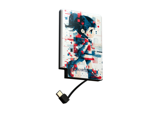 Nano Charge Powerbank - Digital Glitch Girl 1