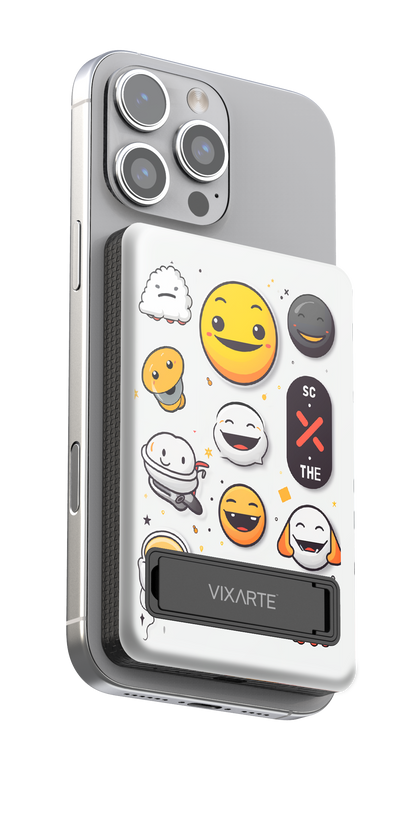 Wireless Charge Powerbank - Emoji Pack 1