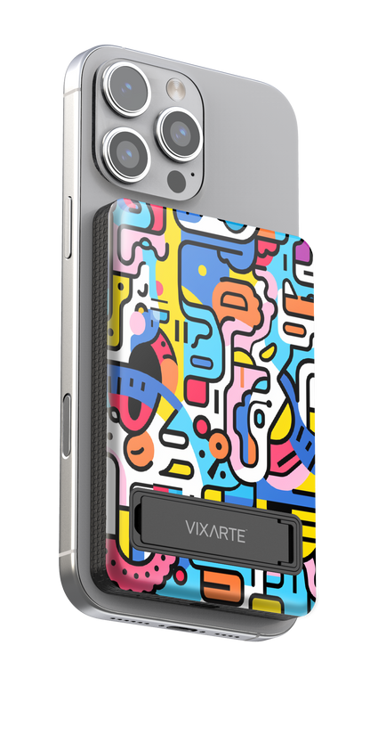 Wireless Charge Powerbank - Colorful Graffiti 1