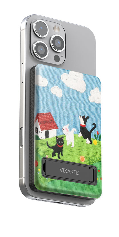 Wireless Charge Powerbank - Knitted-Style Cute Animals 1