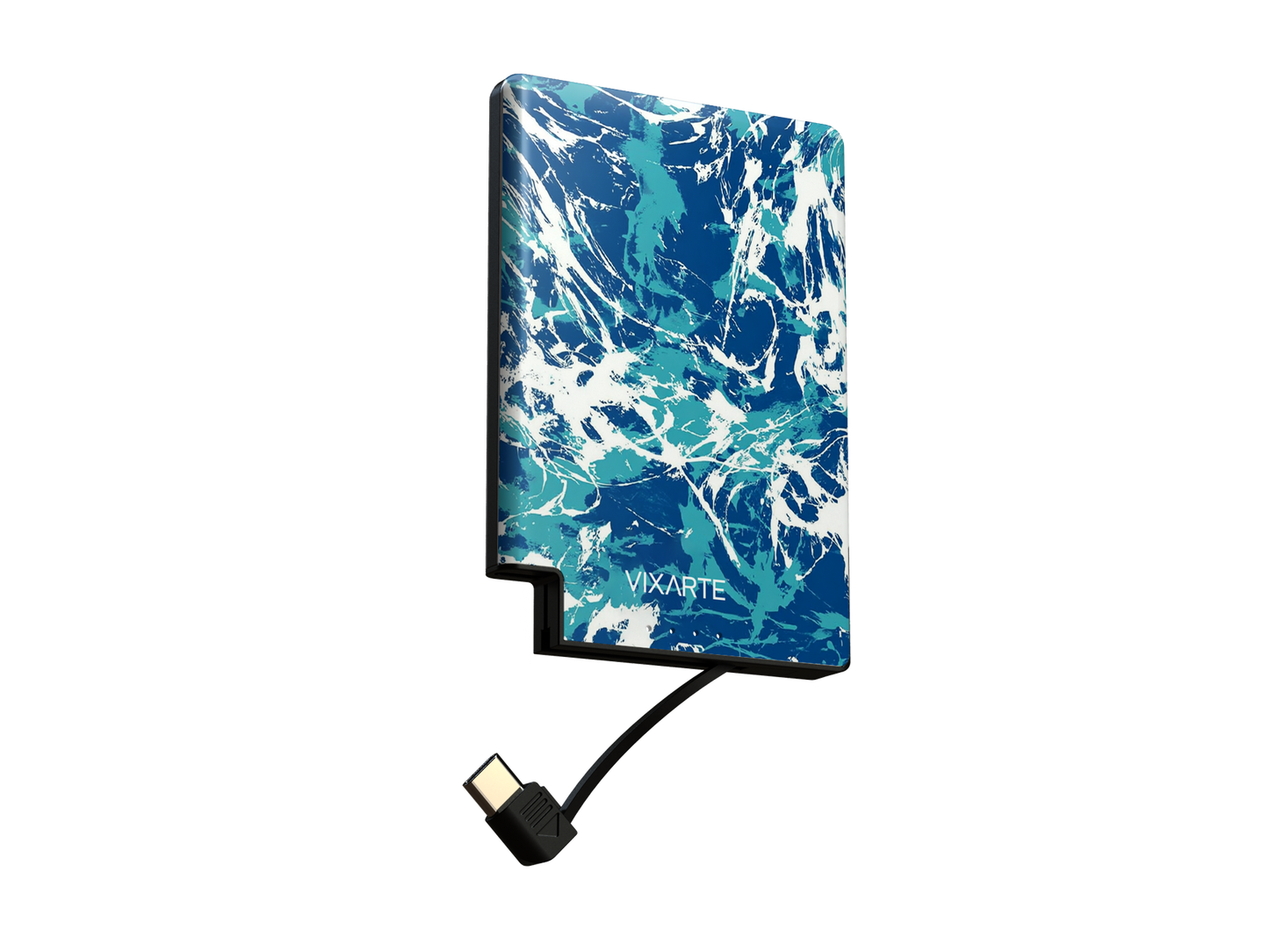 Nano Charge Powerbank - blue splash-ink 1