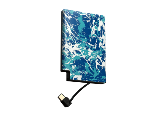 Nano Charge Powerbank - blue splash-ink 1