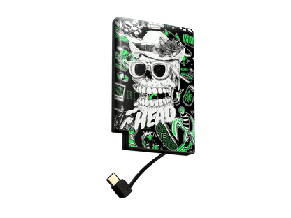 Nano Charge Powerbank - Western Cowboy Skull 1