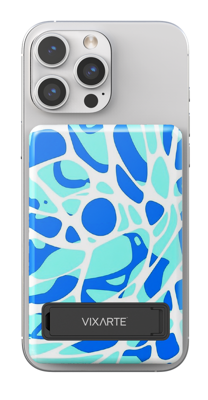 Wireless Charge Powerbank - Blue Ripple 1