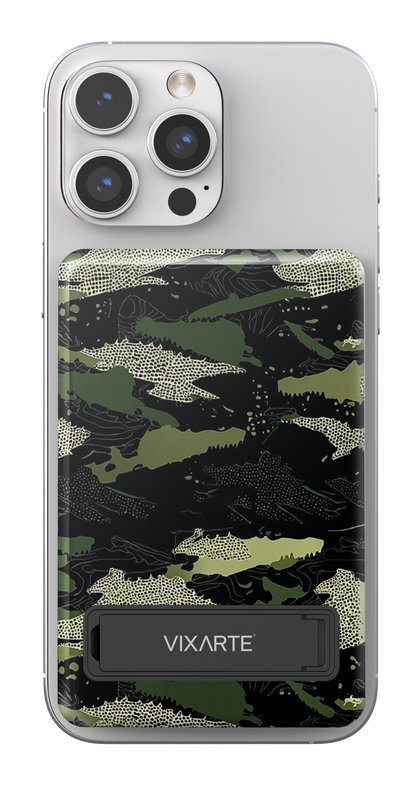 Wireless Charge Powerbank - Crocodile -Shadow Camouflage 1