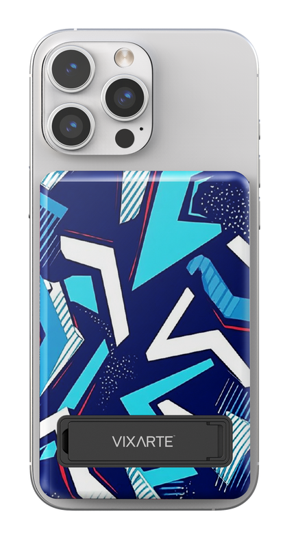 Wireless Charge Powerbank - Indigo - White Sharp Edges 1