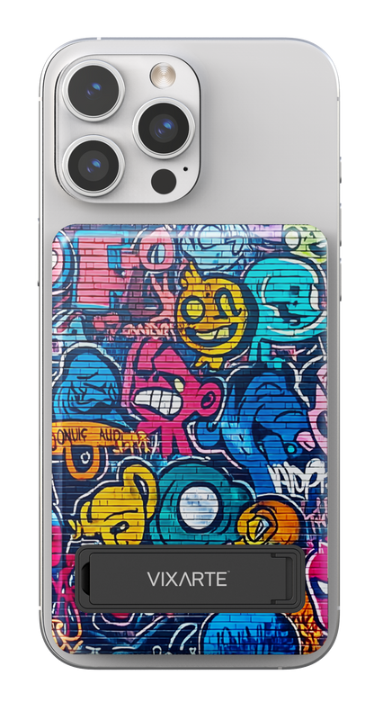 Wireless Charge Powerbank - Camo - Graffiti Wall 1