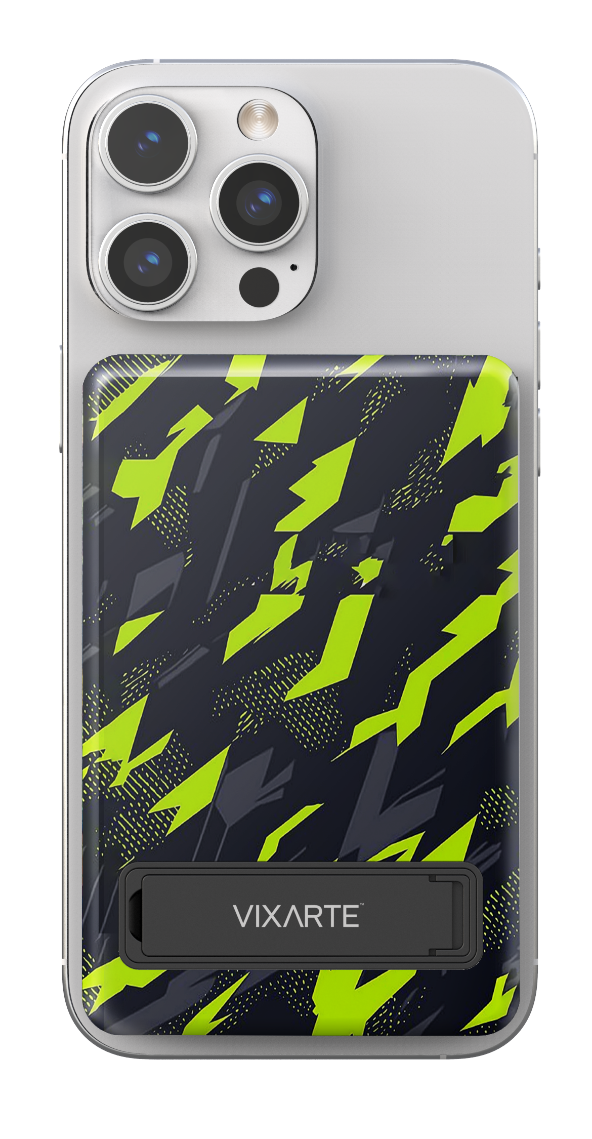 Wireless Charge Powerbank - Jet-Black Fluorescent Arrow Shadows 1