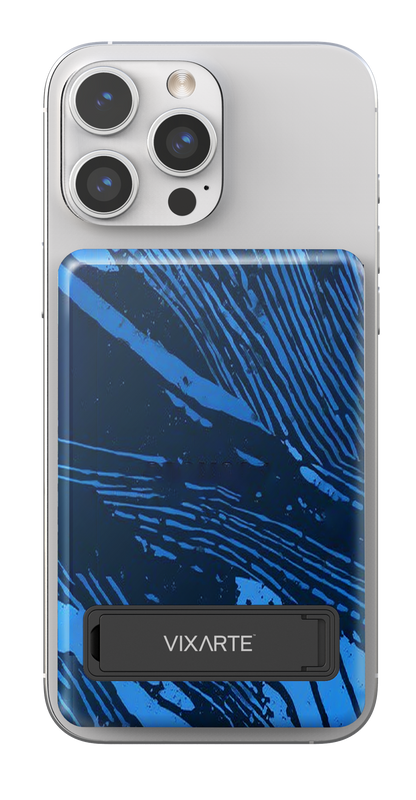 Wireless Charge Powerbank - Blue Threads 1