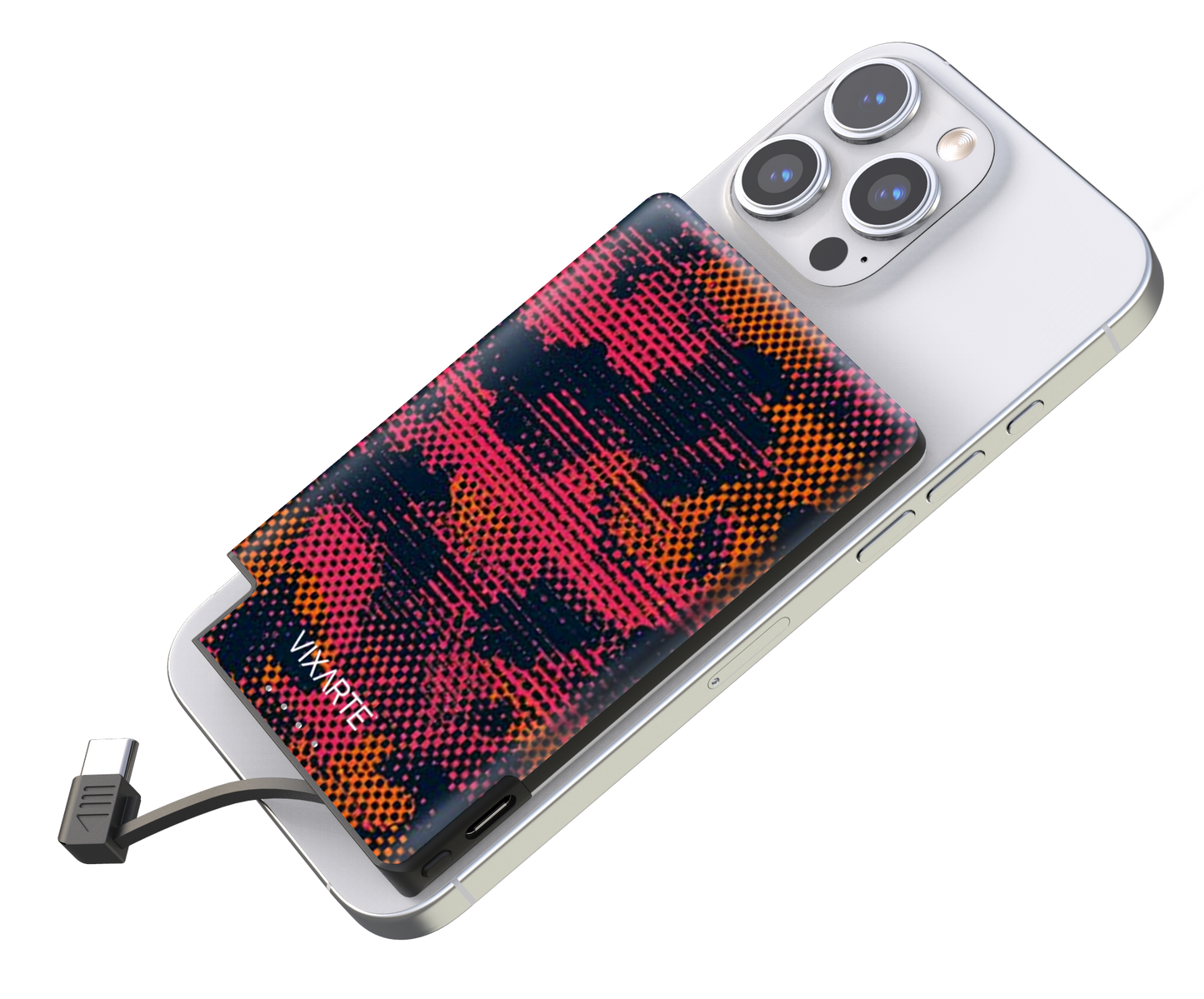 Nano Charge Powerbank - Dot and stripe mixed pattern 1