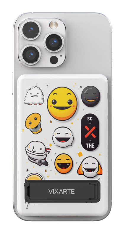 Wireless Charge Powerbank - Emoji Pack 1