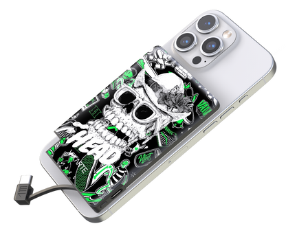 Nano Charge Powerbank - Western Cowboy Skull 1