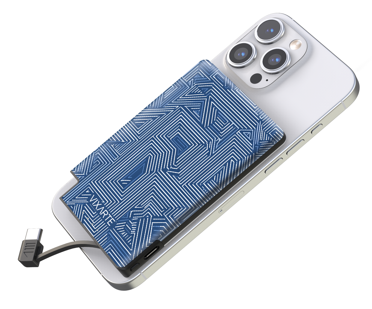 Nano Charge Powerbank - Geometric line pattern 1