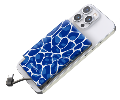 Nano Charge Powerbank - blue water waves 1