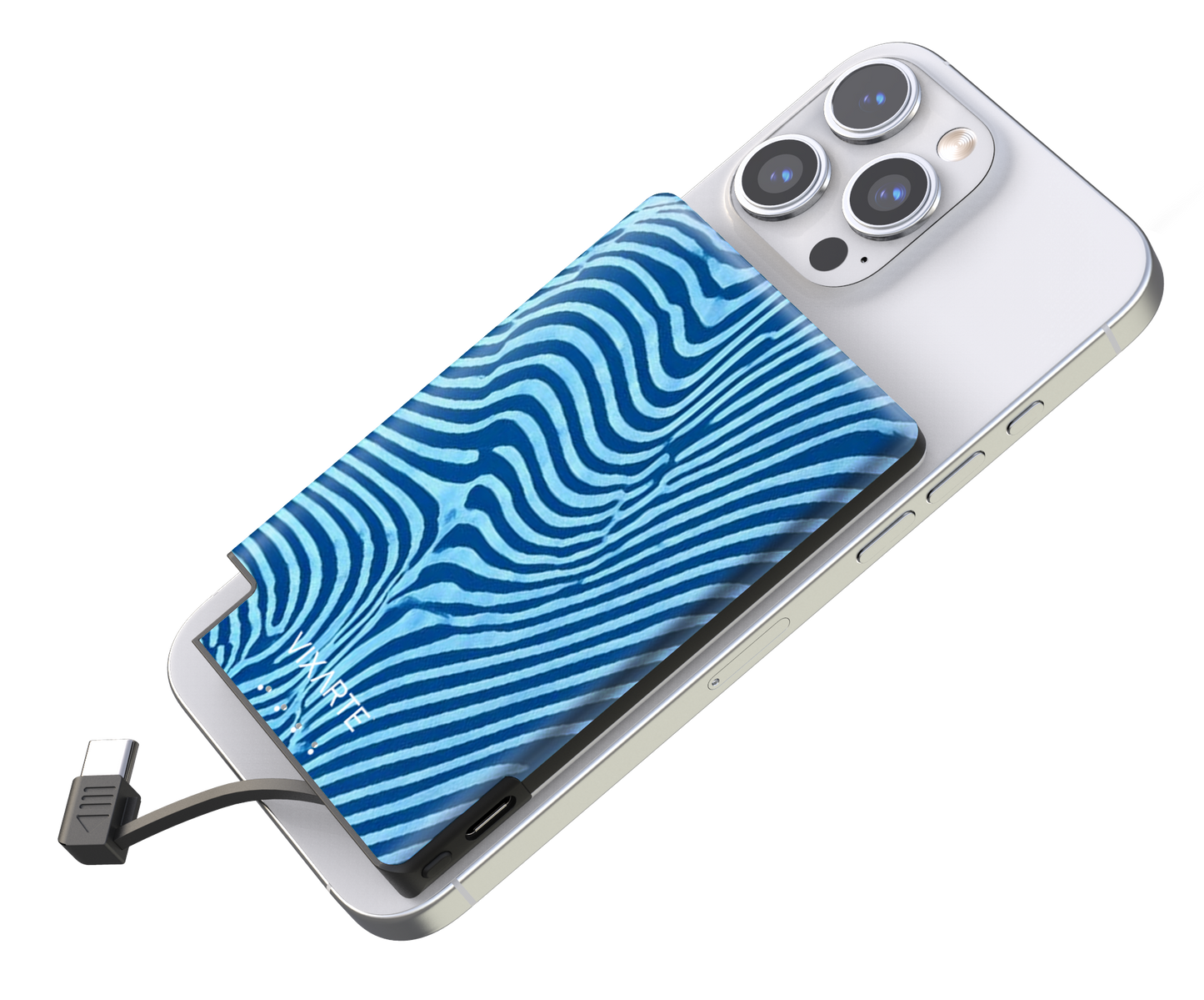 Nano Charge Powerbank - Blue - Tone Waves 1