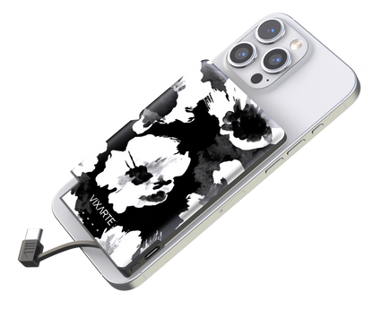 Nano Charge Powerbank - Ink Flowers 1