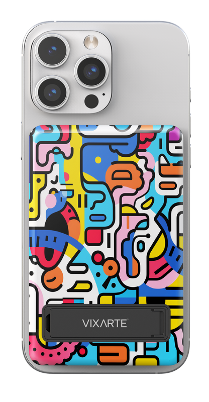 Wireless Charge Powerbank - Colorful Graffiti 1