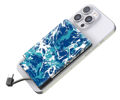 Nano Charge Powerbank - blue splash-ink 1