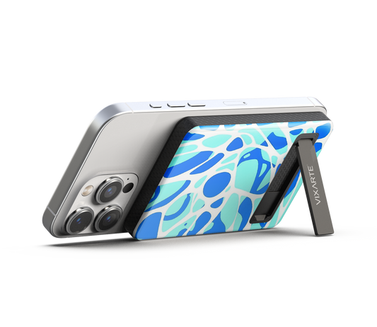 Wireless Charge Powerbank - Blue Ripple 1