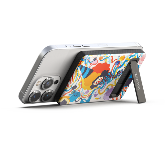 Wireless Charge Powerbank - Clown in Color Waves 1