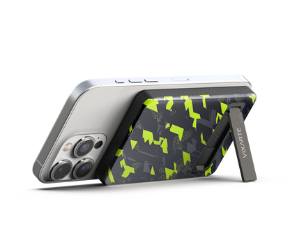 Wireless Charge Powerbank - Jet-Black Fluorescent Arrow Shadows 1