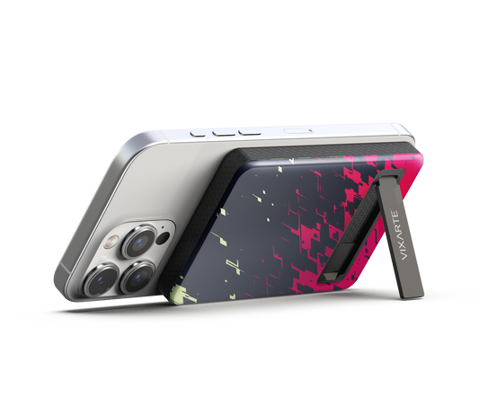 Wireless Charge Powerbank - Mysterious Veil of Neon Sharp Shadows 1