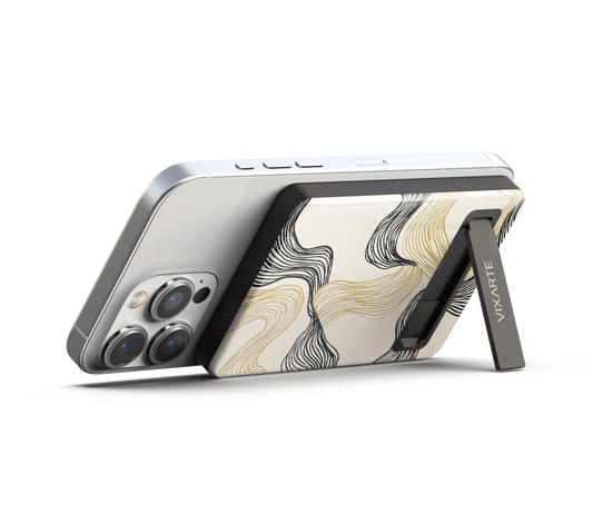 Wireless Charge Powerbank - Abstract modern-style line 1