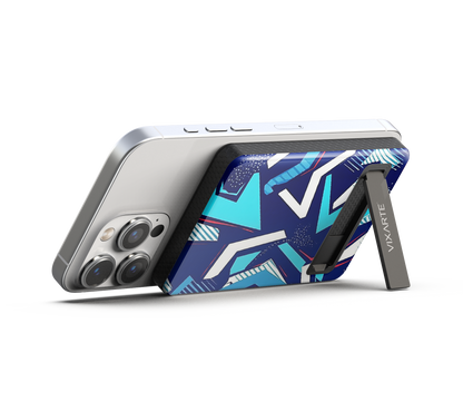 Wireless Charge Powerbank - Indigo - White Sharp Edges 1