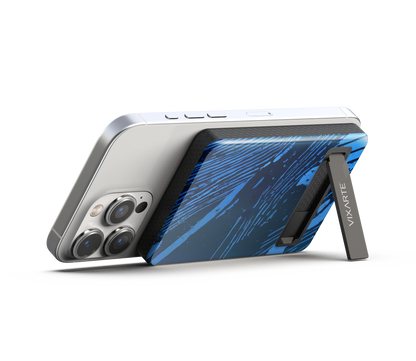 Wireless Charge Powerbank - Blue Threads 1