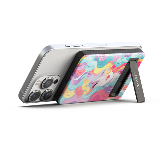 Wireless Charge Powerbank -Rainbow Curly Girl 1