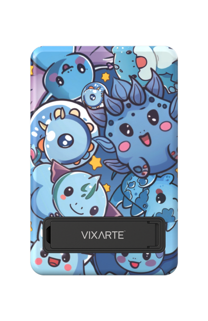Wireless Charge Powerbank - Monster Blue