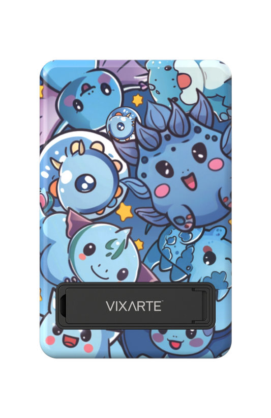 Wireless Charge Powerbank - Monster Blue