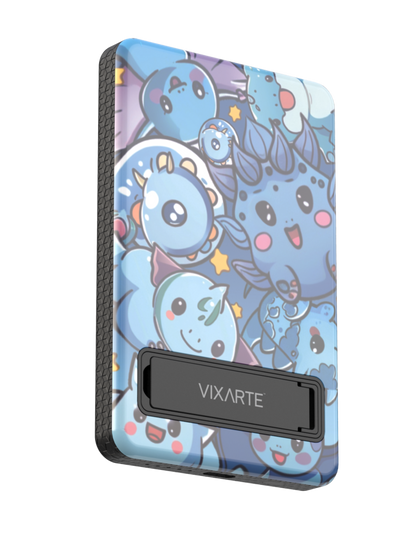 Wireless Charge Powerbank - Monster Blue