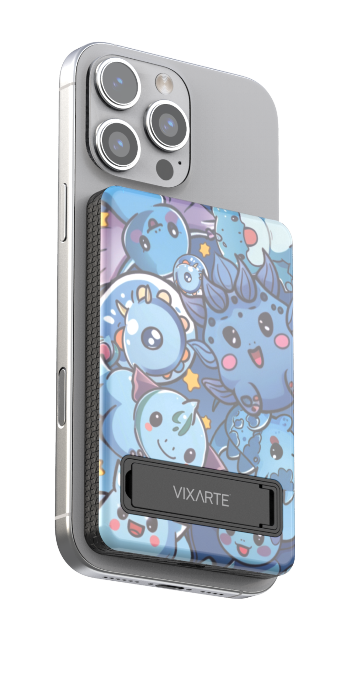 Wireless Charge Powerbank - Monster Blue