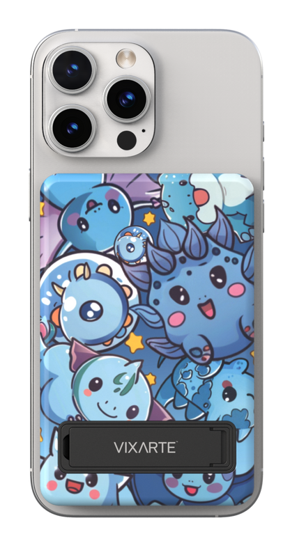 Wireless Charge Powerbank - Monster Blue