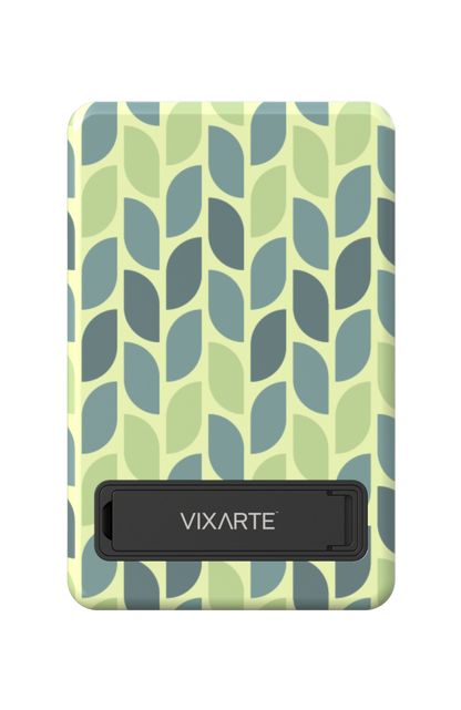 Wireless Charge Powerbank - Geomatric Leaf