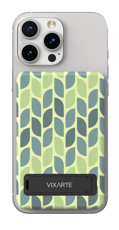 Wireless Charge Powerbank - Geomatric Leaf