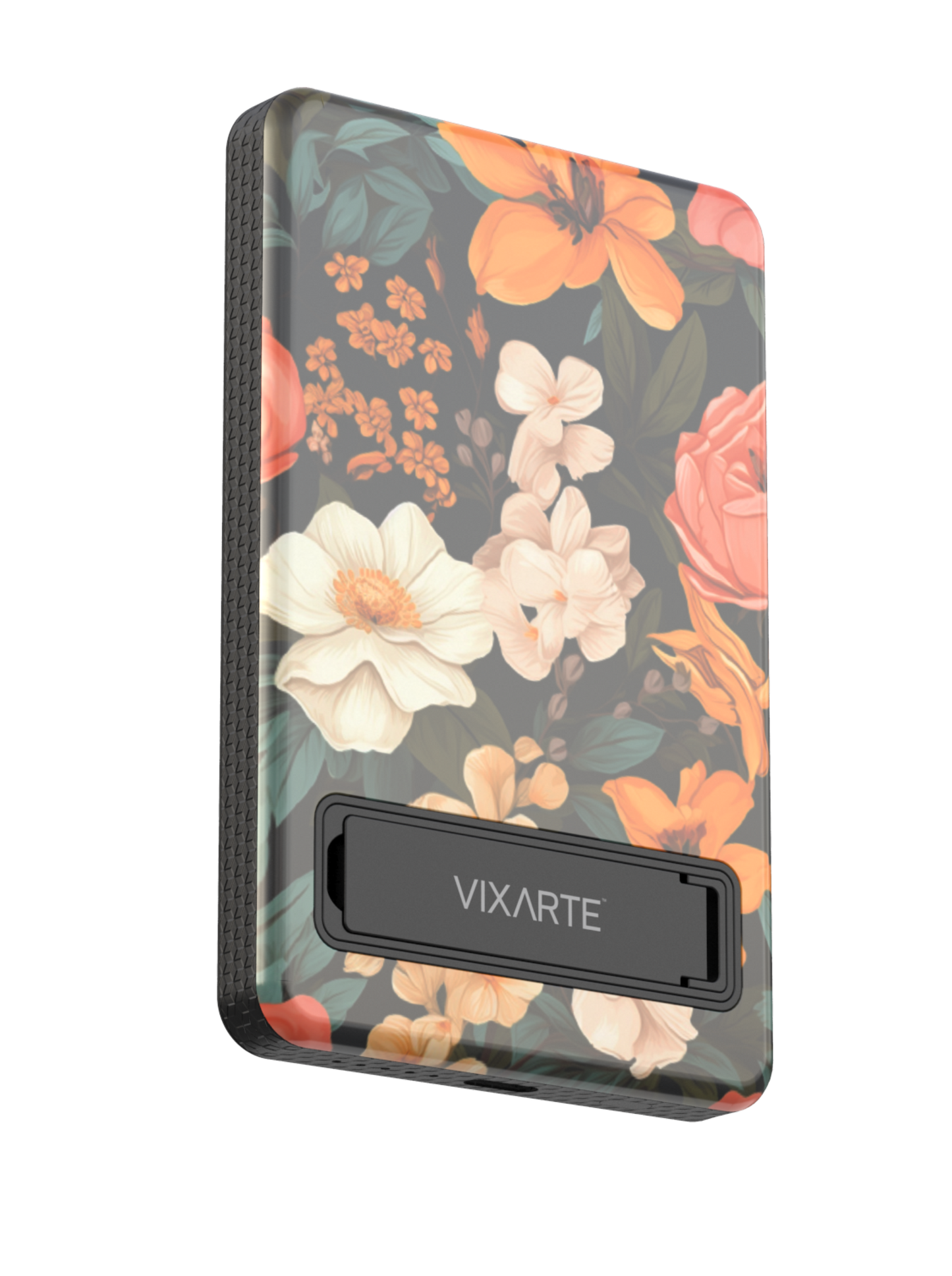 Wireless Charge Powerbank - Dark Flora