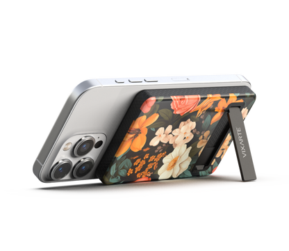 Wireless Charge Powerbank - Dark Flora