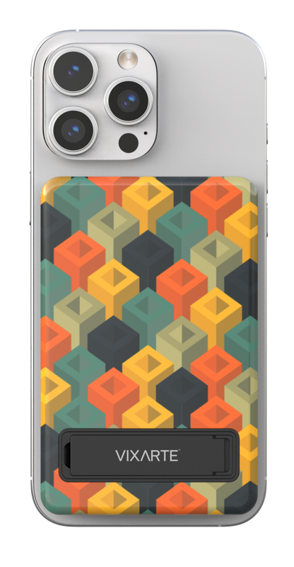 Wireless Charge Powerbank - Geomatric Square