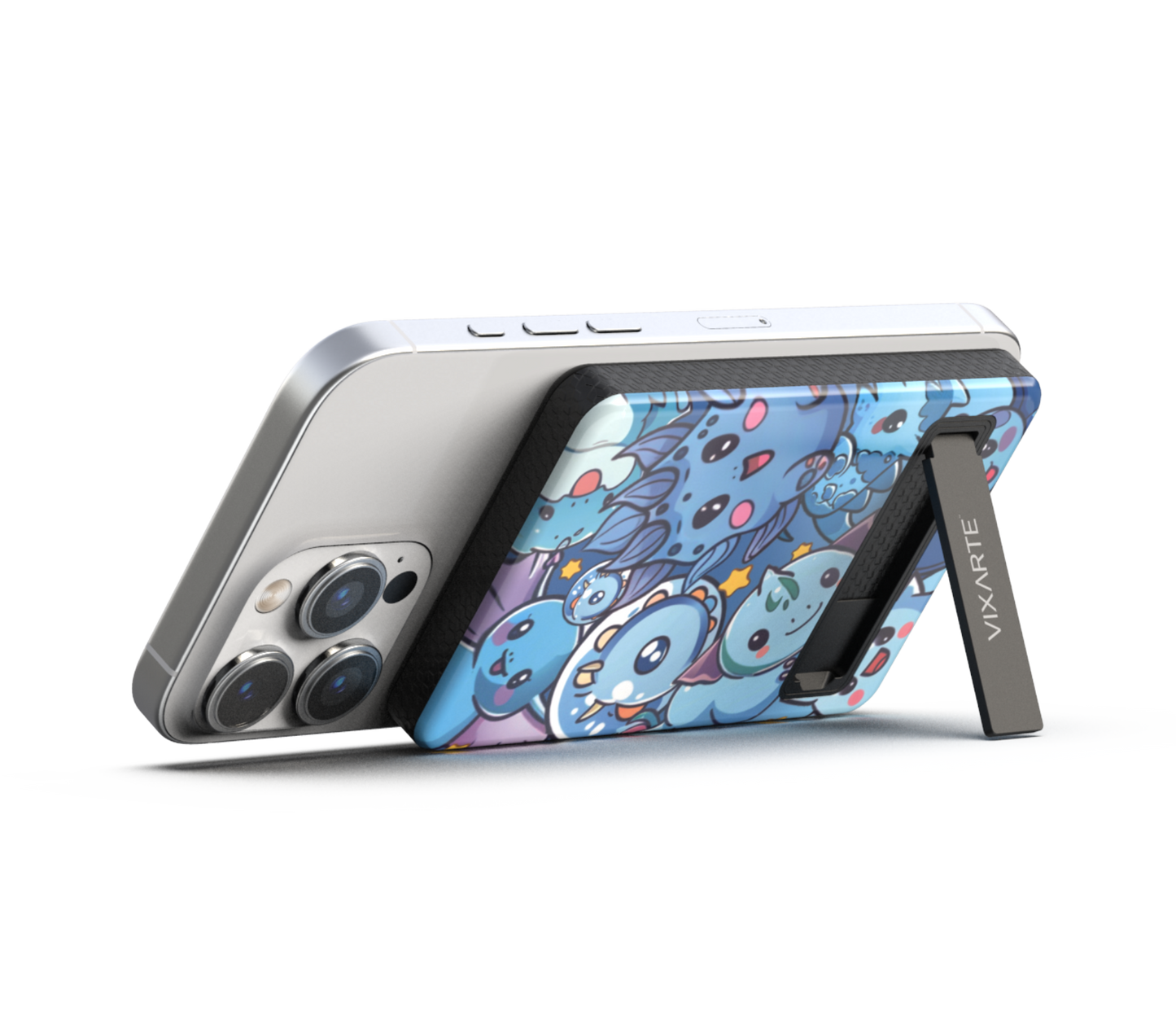 Wireless Charge Powerbank - Monster Blue